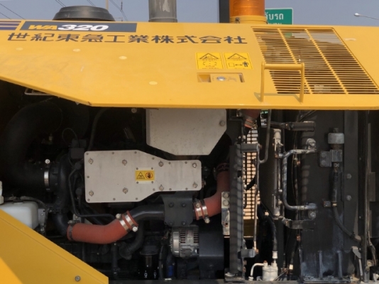 ขายรถตักล้อยาง KOMATSU WA320-7 ปี 2016 นำเข้าเองจากญี่ปุ่น สภาพสวยพร้อมใช้งาน มีVDOการทำงานครับ