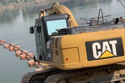 รถแบคโฮ CAT รุ่น 320D2 8,100 ชั่วโมง เอกสารรถชุดแจ้งจำหน่าย