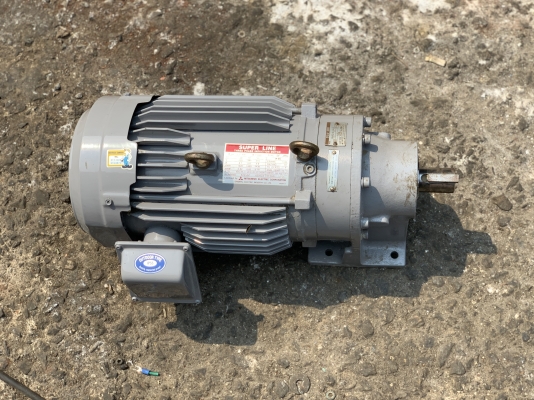 ขายมอเตอร์เกียร์ Cycro drive Mitsubishi 3HP. 380V อัตราทด 1:15 เพลาออกประมาณ 96รอบต่อนาที ** ของใหม่เก่าเก็บ ไม่เคยใช้งาน ** หมุนนิ่ม พร้อมใช้งาน ขายมอเตอร์เกียร์ Cycro drive Mitsubishi 3HP. 380V อัตราทด 1:15 เพลาออกประมาณ 96รอบต่อนาที ** ของใหม่เก่าเก็บ ไม่เคยใช้งาน ** หมุนนิ่ม พร้อมใช้งาน