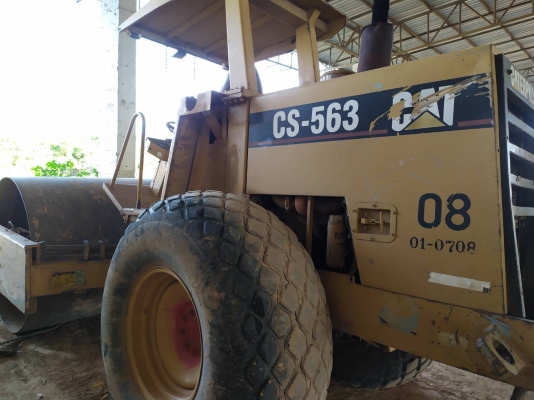 รถบดสั่นเสทือน 10ตัน Cat CS563 -2เพลาเปลือกเดียว เอกสารเล่มทะเบียน พร้อมลงงาน