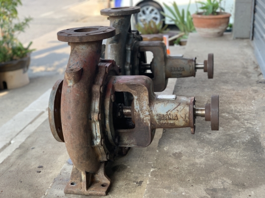 ( เหลือ 1ตัวครับ )ขายหัวปั๊มน้ำหอยโข่ง Ebara 125x100 FSK ขนาดเข้า 5นิ้ว ออก 4นิ้ว ใบพัดทองเหลือง สภาพดีเดิมๆ(ถอดจากงานแอร์สีภายนอกดูเก่าหน่อยครับ) หมุนนิ่ม พร้อมใช้งาน มี 2ตัวครับ ราคาตัวละ 16,500 บาท