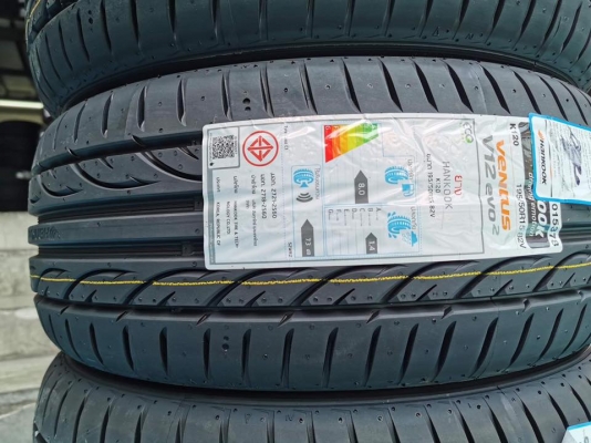 ขายยางใหม่ HANKOOK V12 evo2 195/50R15 ปี20 - ราคาชุดละ 5,500 บาท ขายยางใหม่ HANKOOK V12 evo2 195/50R15 ปี20 - ราคาชุดละ 5,500 บาท