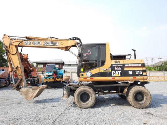 ขาย 750,000 รถแบคโฮล้อยาง CAT 315 -7ML ไฟฟ้าครบ เครื่องดี ปั้มแรง เอวแน่น ยางดี สภาพเก่านอก รถสวยพร้อมใช้ เอกสารแจ้งจำหน่าย รถอยู่ กทม. 090-772-3710 090-772-3708