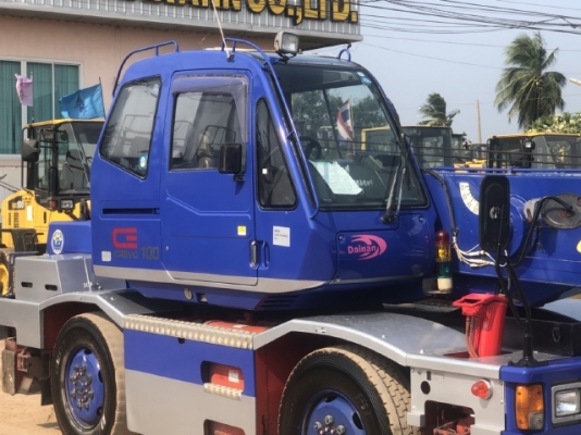 ขายรถเครน TADANO TR100M-1 (ขนาด 10 ตัน) ปี 1996 นำเข้าเองจากญี่ปุ่น สภาพสวยพร้อมใช้งาน มีVDOการทำงานครับ ขายรถเครน TADANO TR100M-1 (ขนาด 10 ตัน) ปี 1996 นำเข้าเองจากญี่ปุ่น สภาพสวยพร้อมใช้งาน มีVDOการทำงานครับ