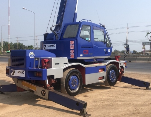 ขายรถเครน TADANO TR100M-1 (ขนาด 10 ตัน) ปี 1996 นำเข้าเองจากญี่ปุ่น สภาพสวยพร้อมใช้งาน มีVDOการทำงานครับ ขายรถเครน TADANO TR100M-1 (ขนาด 10 ตัน) ปี 1996 นำเข้าเองจากญี่ปุ่น สภาพสวยพร้อมใช้งาน มีVDOการทำงานครับ