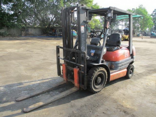 ขายรถฟอร์คลิฟต์ TOYOTA 6FG25 เบนซิน เกียร์ออโต้ นำเข้าจากญี่ปุ่น สภาพเดิมๆ 145000 บาท084-5424150 เน้