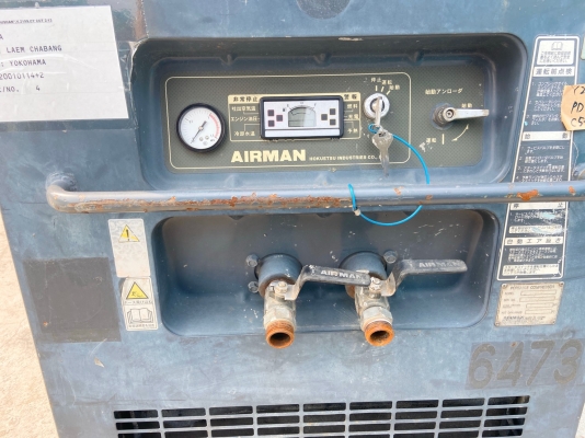 เครื่องปั๊มลม 75CFM AIRMAN PDS75S-5B2 นำเข้าจากญี่ปุ่น โทร. 080-6565422 (หนิง)