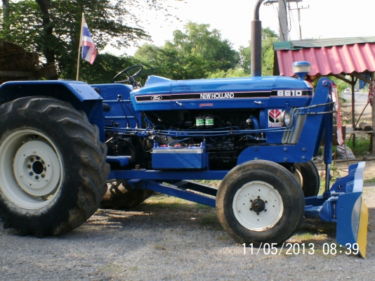 ขายรถไถ 6600 เสื้อลาย ตัวเต็ม ใบมีดพร้อม ผาน 3 ไคเฮงหลี