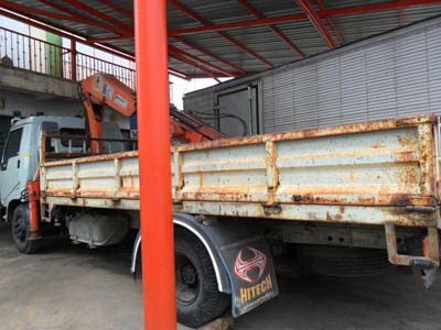 HINO FC เครื่อง 175 แรง กะบะยาว 5 เมตร ติดเครน 3 . 5 ตัน HINO FC เครื่อง 175 แรง กะบะยาว 5 เมตร ติดเครน 3 . 5 ตัน