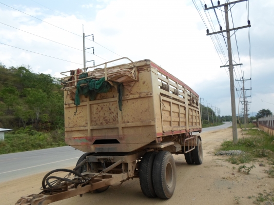 ISUZU DECA FXZ 270 HP EURO1 ปี 45 รถพ่วงแม่+ลูก กระบะดั๊มพ์เหล็ก