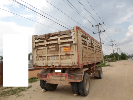 ISUZU DECA FXZ 270 HP EURO1 ปี 45 รถพ่วงแม่+ลูก กระบะดั๊มพ์เหล็ก