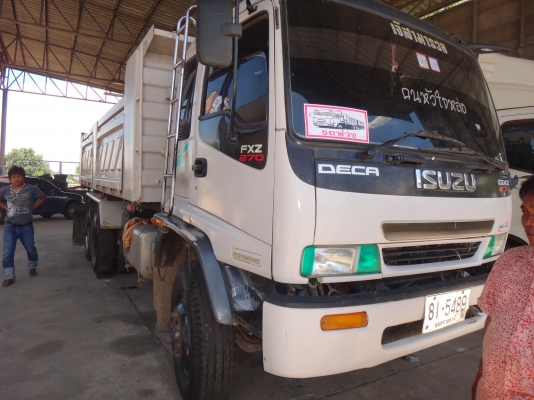 ขายด่วน  รถสิบล้อสองเพลาดั้มพ์   พ่วง  แม่-ลูก ISUZU  DEGA  270