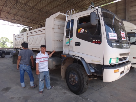 ขายด่วน  รถสิบล้อสองเพลาดั้มพ์   พ่วง  แม่-ลูก ISUZU  DEGA  270