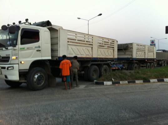 แม่-ลูกดั้ม380แรงHINO ปี*51 รถสวย ลูก3คานแท้ปี*51 อยู่สระบุรี