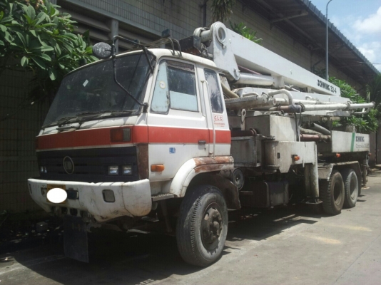 รถปั้มยิงปูน บูมได้32เมตร