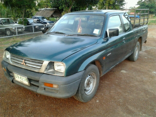 MITSUBISHI L200 STRADA MAGACAB GL 2.5 MT ปี 98 เครื่องแห้งดีแรงดีไม่่มีเยิ้ม ภายในเก๋งคอนโซลสวยครบพร้อม แอร์เย็น กระบะปูพื้นยางลายเนอร์ไม่มีผุ ช่วงล่างแน่น คัชซีสวยไม่มีผุไม่มีดาม ยางสภาพดี 4 เส้นประมาณ 70\% พร้อมใช้งาน เอกสารทะเบียนครบพร้อมโอน ราคาต่อรองไ MITSUBISHI L200 STRADA MAGACAB GL 2.5 MT ปี 98 เครื่องแห้งดีแรงดีไม่่มีเยิ้ม ภายในเก๋งคอนโซลสวยครบพร้อม แอร์เย็น กระบะปูพื้นยางลายเนอร์ไม่มีผุ ช่วงล่างแน่น คัชซีสวยไม่มีผุไม่มีดาม ยางสภาพดี 4 เส้นประมาณ 70\% พร้อมใช้งาน เอกสารทะเบียนครบพร้อมโอน ราคาต่อรองไ