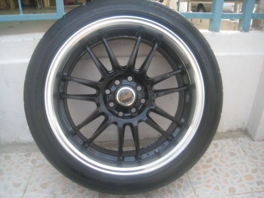 ขายล้อแม็ก Rays re30 17"x7" et42 4รู 100/114.3+ยาง (081-3747940)