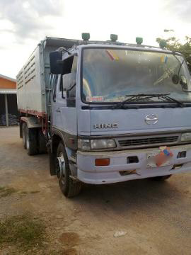 ขายรถบรรทุกสิบล้อดั๊มพ์ HINO 1J 210 แรง เครื่องเดิม เกียร์เดิม ดั๊มพ์ข้างเรียบ ทะเบียนพร้อม