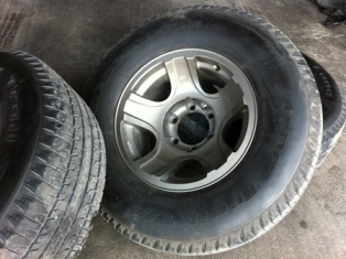 ขายล้อ Lenso + ยาง BF