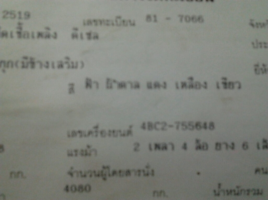 ขาย 6ล้อ ISUZU ELF 100 หัวแป เครื่อง4BC2 100แรง ฝาำดำ แน่นๆ ไม่เยิ้ม เกียร์เดิม แปลงเกียร์สายแล้ว พ.พาวเวอร์ ช่วงล่างเดิมๆ คัสซีดี มีต้องเก็บบ้างครับ หัวบางไม่มีผุ ภายในสวย คอนโซลครบ กระบะ4.30ม.คอกไม้พื้นไม้ สภาพดี ยางดี ระบบไฟครับ พร้อม ราคาเบาๆ ต่อรองได