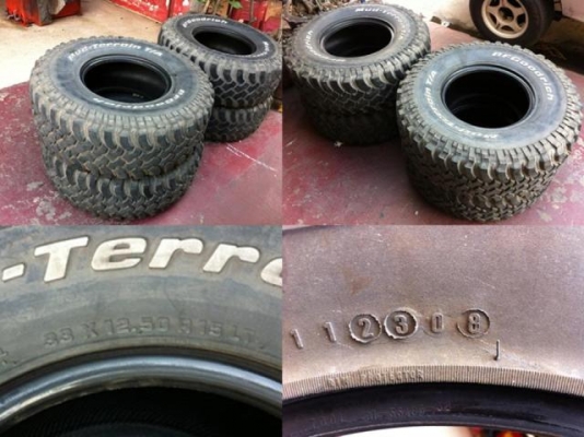 ยาง BF goodrich 33x12.5 R15