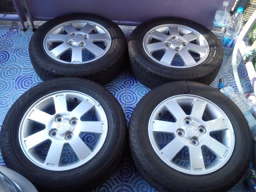 แม็ก มิตซู มิราจ 165-65-14 ยางบริสโตน อีโคเปีย 12