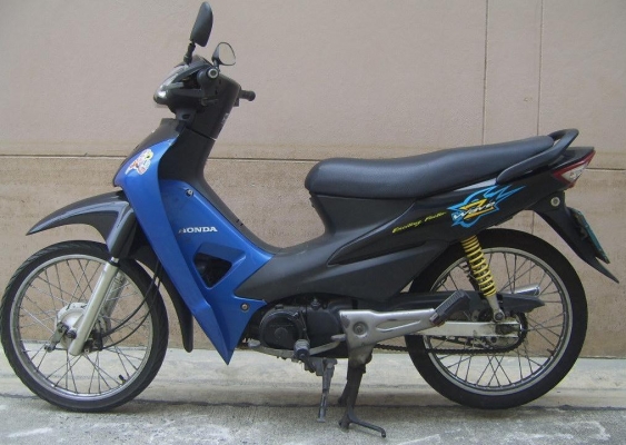 ขายHonda Wave Z 100  สีน้ำเงิน ดำ จด 49 พรบ.หมด ม.ค.56