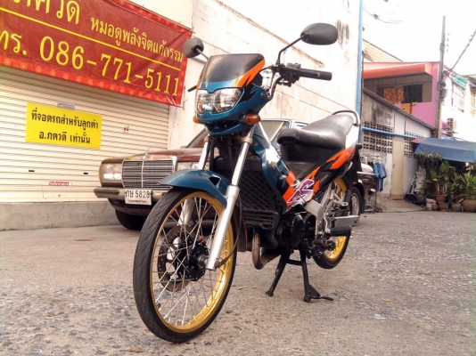 ขออนุญาติขาย Honda Dash New 125 cc. ปี99 สีเขียวขาว