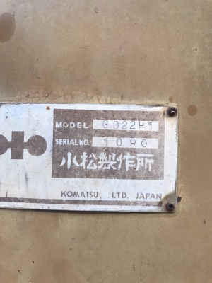 ขายรถเกรด เล็ก KOMATSU GD22H1 ขายรถเกรด เล็ก KOMATSU GD22H1