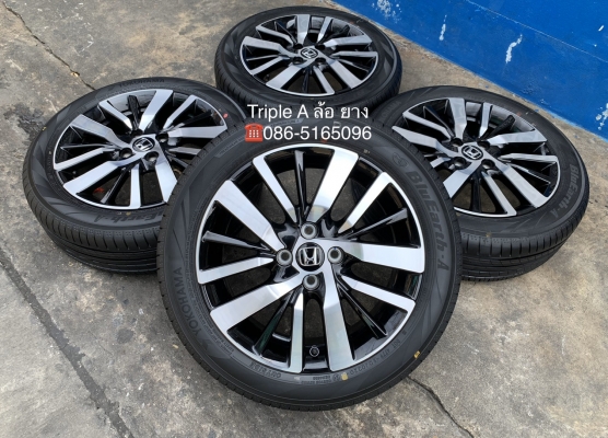 ล้อแม็กป้ายแดง Honda City Turbo RS 2020 ขอบ 16 พร้อมยางใหม่ป้ายแดง 185-55-16 Yokohama ปี 20 ใหม่ยกห้าง