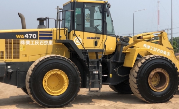ขายรถตักล้อยาง KOMATSU WA470-6 ปี 2012 นำเข้าเองจากญี่ปุ่น สภาพสวยพร้อมใช้งาน มีVDOการทำงานครับ