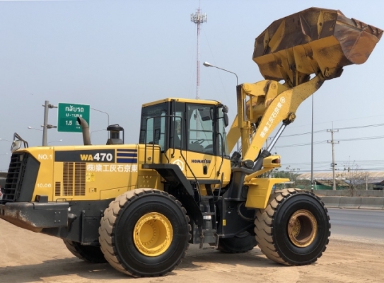 ขายรถตักล้อยาง KOMATSU WA470-6 ปี 2012 นำเข้าเองจากญี่ปุ่น สภาพสวยพร้อมใช้งาน มีVDOการทำงานครับ