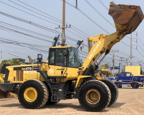 ขายรถตักล้อยาง KOMATSU WA470-6 ปี 2012 นำเข้าเองจากญี่ปุ่น สภาพสวยพร้อมใช้งาน มีVDOการทำงานครับ