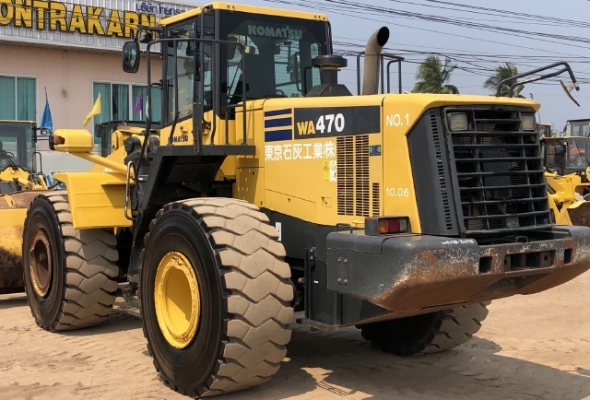 ขายรถตักล้อยาง KOMATSU WA470-6 ปี 2012 นำเข้าเองจากญี่ปุ่น สภาพสวยพร้อมใช้งาน มีVDOการทำงานครับ
