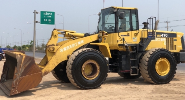 ขายรถตักล้อยาง KOMATSU WA470-6 ปี 2012 นำเข้าเองจากญี่ปุ่น สภาพสวยพร้อมใช้งาน มีVDOการทำงานครับ