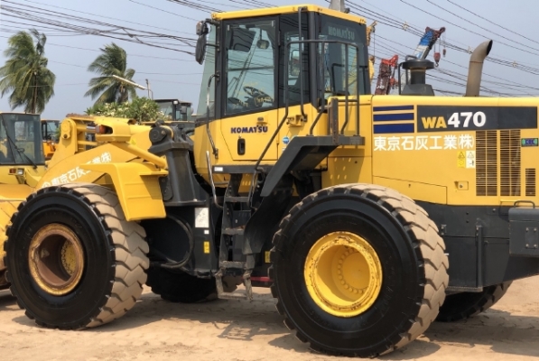 ขายรถตักล้อยาง KOMATSU WA470-6 ปี 2012 นำเข้าเองจากญี่ปุ่น สภาพสวยพร้อมใช้งาน มีVDOการทำงานครับ