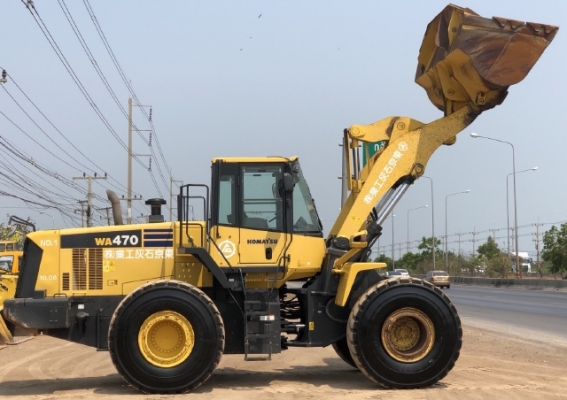 ขายรถตักล้อยาง KOMATSU WA470-6 ปี 2012 นำเข้าเองจากญี่ปุ่น สภาพสวยพร้อมใช้งาน มีVDOการทำงานครับ