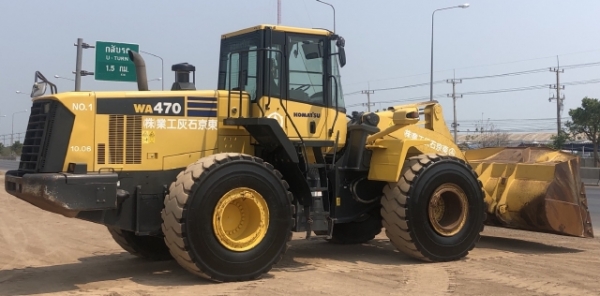 ขายรถตักล้อยาง KOMATSU WA470-6 ปี 2012 นำเข้าเองจากญี่ปุ่น สภาพสวยพร้อมใช้งาน มีVDOการทำงานครับ