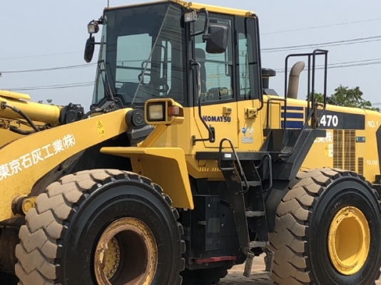 ขายรถตักล้อยาง KOMATSU WA470-6 ปี 2012 นำเข้าเองจากญี่ปุ่น สภาพสวยพร้อมใช้งาน มีVDOการทำงานครับ