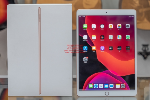 Apple iPad Air 3 Wi-Fi+Cellular 64 GB มีที่ชาร์ท สภาพใหม่ ประกันยาวถึง 6-11-63