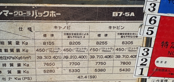 ขายด่วนรถแบคโฮยันม่าB70-5-Aเทียบเท่าPC75น้ำหนัก7.5ตันรถนอกเพิ่งนำเข้ามายังไม่เคยใช้งานในเมืองไทยเลย