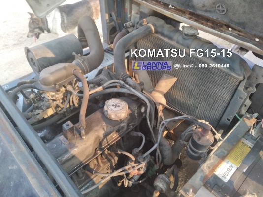ขายรถยกโฟล์คลิฟท์ KOMATSU FG15-15 รถขนาด 1.5 ตัน, เสาสูง 3.0 เมตร, เครื่องยนต์ 4 สูบ,เชื้อเพลิงเบนซิน, รถเดิมๆเก่านอก, ยังไม่เคยใช้งานในไทย