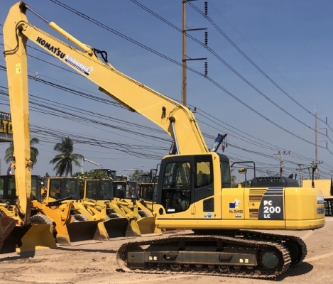 ขายรถขุด KOMATSU PC200LC-8 อาร์มยาวพิเศษ 15 เมตร นำเข้าเองจากญี่ปุ่น สภาพสวยพร้อมใช้งาน มีVDOการทำงา