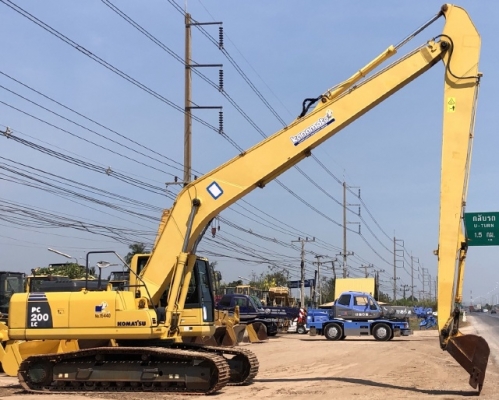 ขายรถขุด KOMATSU PC200LC-8 อาร์มยาวพิเศษ 15 เมตร นำเข้าเองจากญี่ปุ่น สภาพสวยพร้อมใช้งาน มีVDOการทำงา