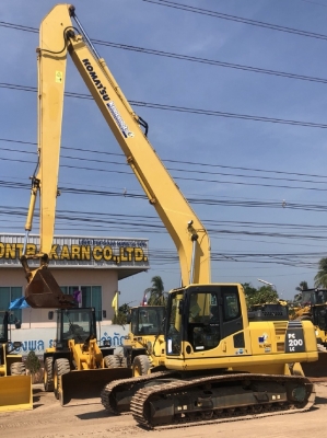 ขายรถขุด KOMATSU PC200LC-8 อาร์มยาวพิเศษ 15 เมตร นำเข้าเองจากญี่ปุ่น สภาพสวยพร้อมใช้งาน มีVDOการทำงา