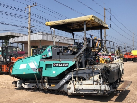 ขายรถปูยาง VOGELE SUPER1600-1 (ขนาด 8 เมตร) ปี 2005 นำเข้าเองจากญี่ปุ่น สภาพสวยพร้อมใช้งาน มีVDOการทำงานครับ ขายรถปูยาง VOGELE SUPER1600-1 (ขนาด 8 เมตร) ปี 2005 นำเข้าเองจากญี่ปุ่น สภาพสวยพร้อมใช้งาน มีVDOการทำงานครับ