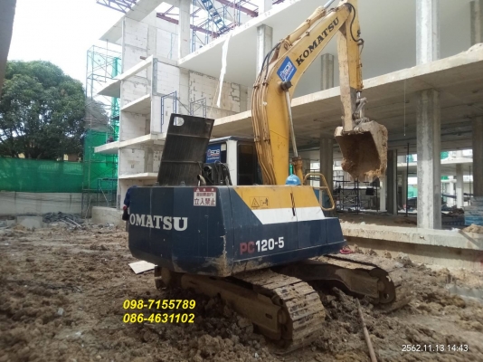ขาย!! &gt;&gt;&gt; Komatsu PC120 รุ่น 5 สภาพพร้อมใช้งาน รถสวยๆ &lt;&lt;&lt; เบอร์ติดต่อ 098-7155789 086-4631102