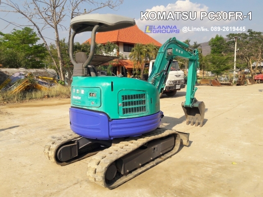 ขายรถขุดKOMATSU PC30FR-1 เครื่องยนต์komatsu-3D82AE ,คอนโทรลน้ำมัน,ปั๊มนิ้ว, แทรคยาง,ใบมีด, รถเดิมๆเก่านอก,มีเอกสาร