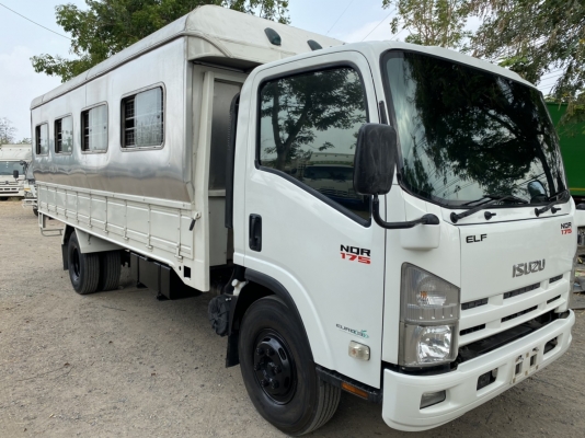 ขาย6ล้อNQR175แรงม้ายูโร3จดปี57กระบะคาร์โก้พร้อมหลังคามิเนียมโดยสาร ยาว5.60เมตร