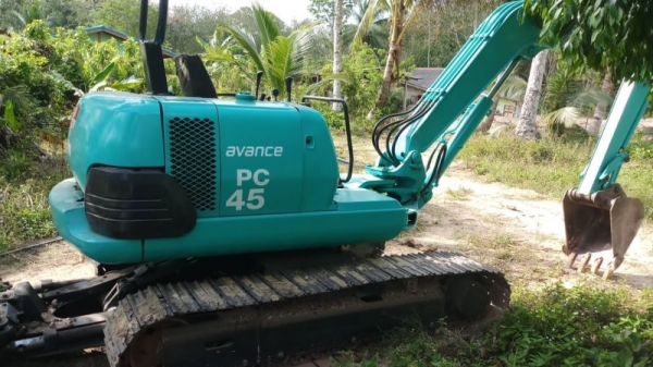 KOMATSU PC45-1 ปั้มนิ้ว สไลใบมีดได้ เอกสารอินวอย สภาพสวย